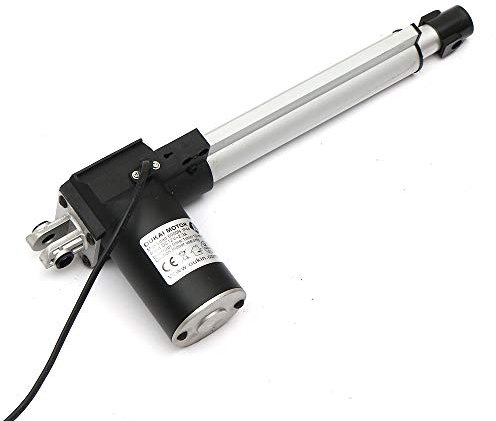Linearantrieb 12V DC Linearmotor Linear Actuator 500mm Hub Elektromotor, 600kg Druck, 400kg Zug, IP44 Schutzklasse