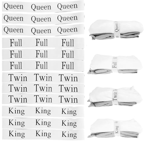 Caffney 12 Pcs Bed Sheet Organizer Bands, Elastic Bed Sheet Straps King Twin Full Queen Bed Sheet Storage Bands for Organizing Closet Wardrobe Storage Bedroom Storage Labels Elastic Bedding Bands (a)