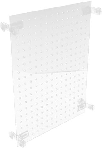 TOGEVAL 1set Acrylic Isolation Board for Fish Tank Transparent Aquarium Divider with Cups Divider for Breeding and Separation and Easy to Install