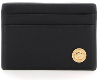 Versace Medusa Biggie Kartenhalter mit Geschenkbox, Schwarz/Gold, Geldbörse