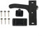 Oniissy Right Zinc-Alloy RV Screen Door Handle Screen Lock Yarn Door Lock for Motorhome,RV Toilet Door Lock Bathroom Door Lock Caravan Boat Handle Lock RV Accessories