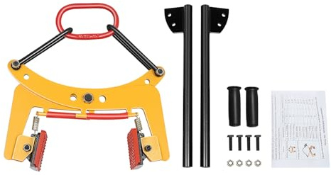 Versetzzange Bordsteinzange - Pflastersteinheber Steinzange 6-24cm, Bordsteinträger Steingreifer Steinzange, Hebevorrichtung & Pflastersteinzange zum Anheben und Transportieren Steinen (325KG)