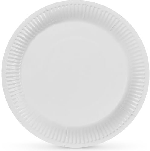 Algon | Set de 25 platos desechables – Platos Desechables Tamaño 18 cm Resistentes y ecológicos, ideales para fiestas, eventos y reuniones