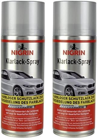 NIGRIN 74116 Vernis Transparent 400 ML (Lot de 2)