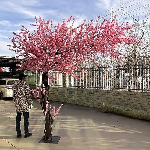 tylxayoxa Artificial Peach Blossom Tree – Stunning Artificial Flower For Home, Office, Hotel, Restaurant And As Decoration For Special Occasions(250cmx200cm)
