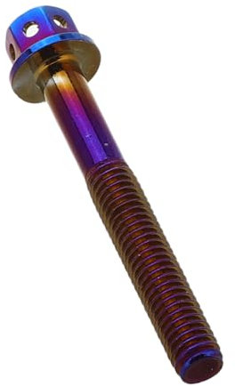 ULTECHNOVO tornillos de modificación de motocicleta retenedor de tornillo de matrícula perno de vástago de bicicleta tornillos de seguridad para matrícula tornillo de pernos cónicos aleación