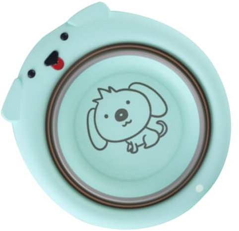 Vaguelly Lavabo Plegable para Niños Dibujos Animados Material Plástico Diseño para y Baños 1