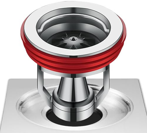 Derwrtup Scarico Doccia | Sifone Antiodore Con Chiusura Idraulica | Blocco Odori Rame Antiodore Accessori Bagno Lavanderia Cucina Cantina Tubazioni