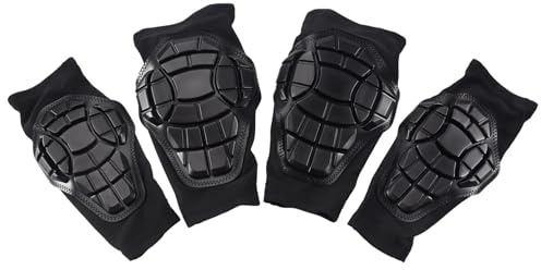 Sirxlevcy Set di Protezioni per Bambini Soft Kid Gomitiere Ginocchiere per Balance Bike Skateboard Inline Roller Skate Scooter,S