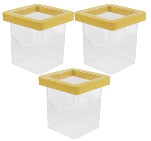 Yardwe 3 Stück Fischzuchtboxen Schwimmend mit Doppelwand Trennwand Transparente Isolierbox aus Kunststoff für Guppy Betta Clownfische Garnelen Aufzuchtbehälter für Aquarium