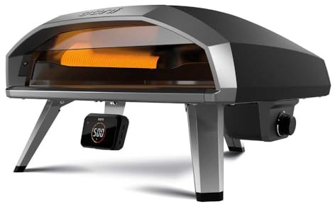 Ooni - Koda 2 Pro - Forno a Gas per Pizza, Acciaio al Carbonio, Nero Antracite, 68x65x39.3 cm, 20 kg