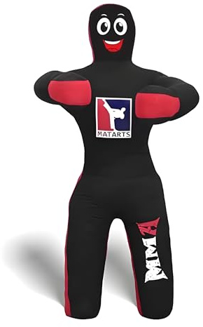 MatArts MMA Grappling Punching Dummy for Kids Combat Sports BJJ jiu Jitsu Judo Karate Taekwondo Wrestling Buddies Tackling and Boxing Dummies (47 / 4 Feet) - UNFILLED