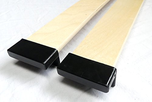 JUSNOVA 10er Paket Kappen zur Befestigung von Leisten im Lattenrost (8mm x 55mm) | 1004
