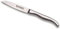 Le Creuset Gemüsemesser, 9 cm 18/8 Damaststahlklinge mit glattem Schliff, Edelstahlgriff, Rostfrei, Silber, 98000109000100