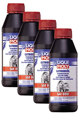 Liqui Moly 4X 1401 Getriebeöl (GL4) SAE 80W 500ml