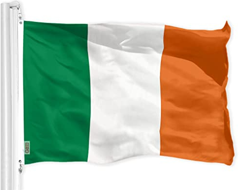 G128 Irish Flag | 3x5 füße | gedruckt - Indoor/Outdoor, qualität Polyester, Messing tüllen