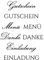 Stempel Clear von EFCO, Gutschein 2, A7 / 74 x 105 mm, 8 - teilig, transparent