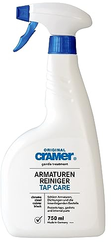 Cramer Armaturen-Reiniger 750 ml I Sprühreiniger für Küchen & Bad Armaturen, auch für schwarze Armaturen I materialschonendes Putzmittel & Pflegemittel für brillante Metall-Oberflächen