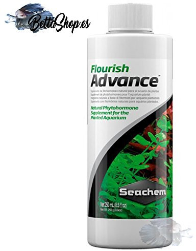 Seachem Fertilizzante per Acquario, Flourish Advance per Piante Acquario, Concime Piatto