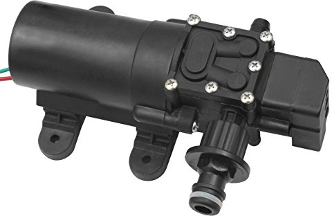 Xenterio ATS-1 Hochdruck-Membran-Wasserpumpe mit Gartenschlauch-Anschluss, 12V-, 50W, selbstansaugend