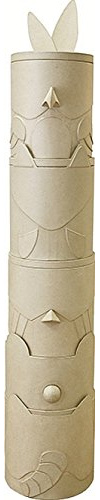 Décopatch - Ref XLA32C - Totem - Extra Large Papier Mache Object to Decorate - 190 x 35 x 35cm - Decorate with Décopatch Papers & PaperPatch Glue, Glitter, Paints