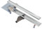 Nordona extraflache Edelstahl Duschrinne Complete Basic, Abgang Mitte Länge: 90 cm Inkl. befliesbare Mulde, Niederprofilsiphon Einbautiefe nur 6 cm