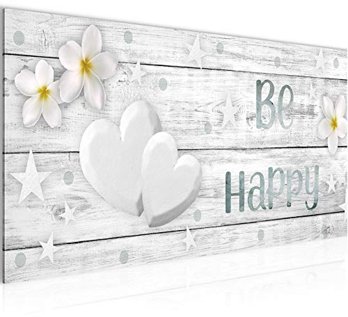 Runa Art Wandbild Kaffee Küche 1 Teilig 100 x 40 cm Modern Bild auf Vlies Leinwand Mit Sprüchen Esszimmer Küchenbilder Grau 020612a