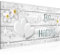 Runa Art Wandbild Kaffee Küche 1 Teilig 100 x 40 cm Modern Bild auf Vlies Leinwand Mit Sprüchen Esszimmer Küchenbilder Grau 020612a