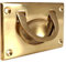 Solid Brass 90mm Concealed Drop Handle - Flush Furniture Pull Handle
