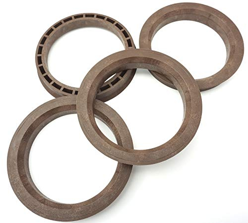 RONAL 4x Zentrierringe 82,0-66,1/82 auf 66,1 Braun kompatibel mit Renault