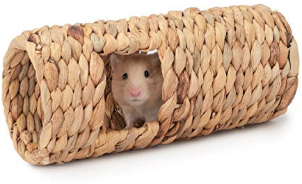 Niteangel Creative & Composable Hamster Tunnel: Edible Water Hyacinth & DIY | Mimic Wild Underground Habitat & Build Unique Burrow as Hideout for Small Sized Animals Like Hamsters Mouse Gerbils Mice