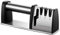Aiguiseur Couteaux Professionnel, Eguiseur Couteau, 4-en-1 Aiguiseur de Cuisine Diamant Acier au tungstène, Affûteurs Manuels Knife Sharpener avec Base Antidérapante, pour Couteau de Cuisine, Ciseaux