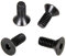 Photecs® 4x Senkkopf-Schrauben UNC 1/4 Zoll-Gewinde, Gewindelänge 11mm, Kameraschrauben (1/4 16 mm Innensechskant)