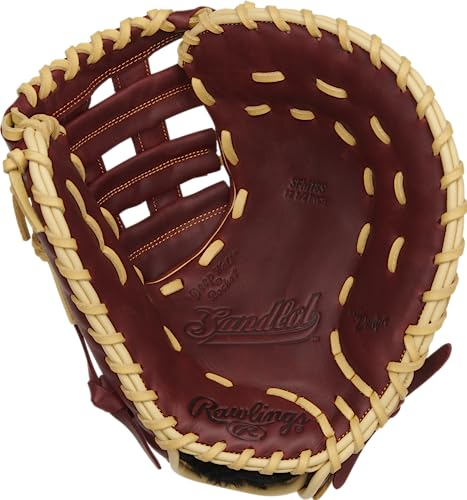 Rawlings Sandlot Baseball-Handschuh für die erste Base, linke Hand, 31,8 cm, modifiziertes Pro H-Web