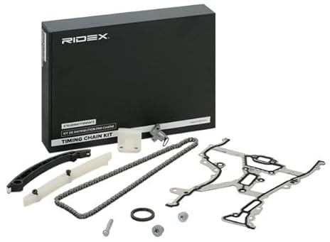 RIDEX 1389T0056 Steuerkettensatz Steuerkette mit Dichtung mit Dichtung Kompatibel mit OPEL Corsa D Schrägheck S07 5636360 636378