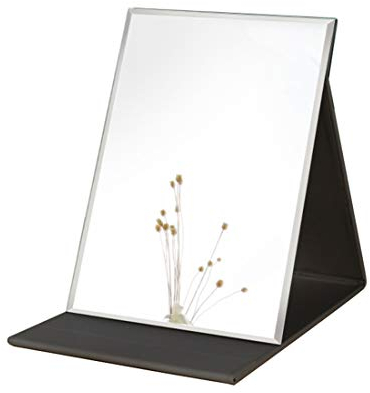 Zcooooool Großer tragbarer Super-HD-Spiegel, Make-up-Spiegel, Multi-Standwinkel, Handfrei/Hand/Tischplatte, faltbarer Spiegel, 21,6 x 14 cm