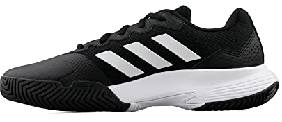 adidas Unisex Gamecourt 2 M Shoes-Low (Non Football), Core Black FTWR White Core Black, 43 1/3 EU