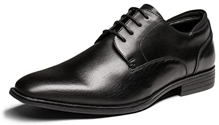 Bruno Marc Herren Anzugschuhe Derby Schnürschuhe Business Schuhe Formale Moderne Klassische,Size 44,Schwarz 1