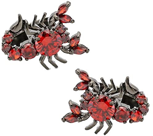 PiniceCore Scorpion Manschettenknöpfe Option Cool Vintage Luxus Handgemachte Kristall Design Qualität Messing Manschettenknöpfe