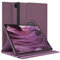 EAZY CASE - Étui pour Tablette Apple iPad Pro 12,9 (2021) Housse de Protection Smart Cover Support Rotatif Pochette Pliante 360° pivotante avec Fonction Stand Cuir synthétique Violet