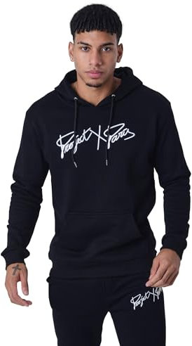 Project X Paris Sweat à Capuche Full Logo Broderie Noir S