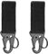 Llavero con gancho para cinturón, mosquetón colgante táctico, mosquetón para cinturón colgante, llavero táctico de nailon, para mochila, camping, senderismo, 2 piezas