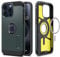 Spigen Hülle für iPhone 15 Pro Tough Armor MagFit Kompatibel mit MagSafe -Abyss Green