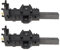 1 Paar Kohlebürsten mit Halterung 405505048 3794411003 kompatibel mit AEG kompatibel mit Electrolux passend für Welling Motor Waschmaschinen