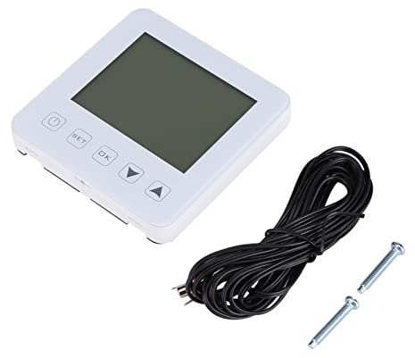 Srliya Zwave Termostato Ambiente 11 × 10 × 5 16a Schermo LCD Programmabile Termostato per Riscaldamento Elettrico Regolatore di Temperatura Ambiente