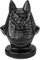 SUNYIK Anubis-Statue aus schwarzem Obsidian, geschnitzt, Stein, antiker ägyptischer Totengott, Skulptur, Sammlerstück für Zuhause, Büro, Tischdekoration
