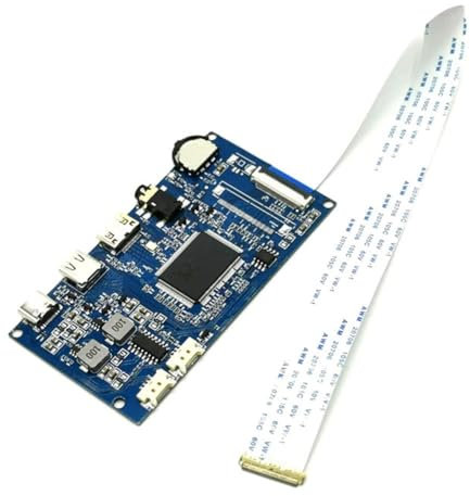 Trisoye Tragbarer LCD-Monitor-Treiber, Laptop-LCD-Treiber, 30-Poliger EDP-LCD-Panel-Controller, DMI-Kompatibler Type-C-LCD-Treiber, 1366 X 768, Langlebig, Einfach zu Bedienen