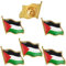 6 Palästina Flagge Revers Pin Badge National Country Flagge Button Revers Pin Kostenlos Palästina National Emaille Pin Für Männer Frauen
