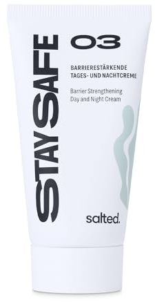 salted. Barrierestärkende Tages- und Nachtcreme | 50 ml | Schutz der Hautbarriere | Feuchtigkeit ohne zu fetten | Pflegende Gesichtscreme | Trockene und sensible Haut | Vegan | Rebellious