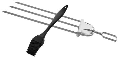 Milisten 1 Set Set Forchette Per Barbecue Spiedini Di Griglia Spiedini in Acciaio Inox Spiedini Di Arrosto Spiedini Di Metallo Per Grigliare Spiedini Alla Griglia Acciaio Inossidabile
